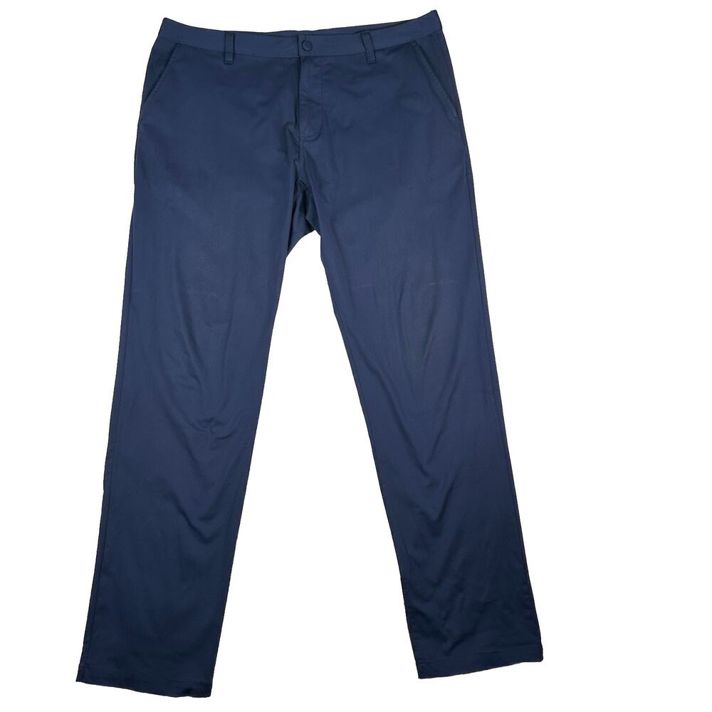 Rhone Men's Commuter Pants Navy Blue Stretch Performance Casual Chinos Size 38